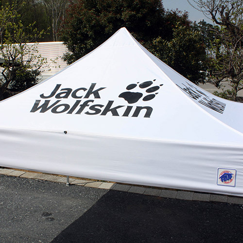 JackWolfskin様のイージーアップテント製作事例